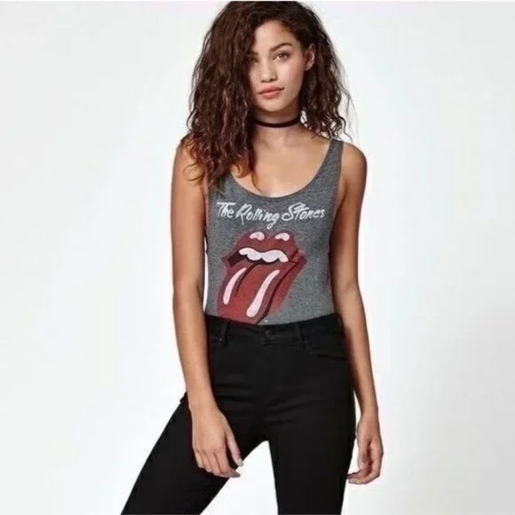 Daydreamer Rolling Stones Graphic Bodysuit | Rock Grunge Streetwear Y2K 90s S - Picture 14 of 15